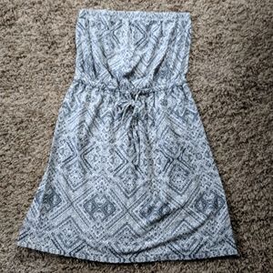 Strapless summer dress